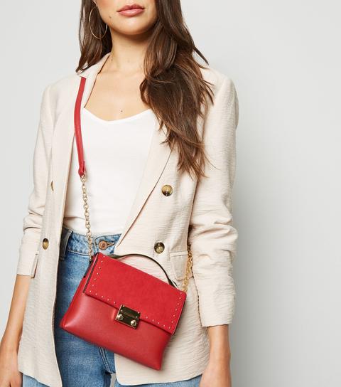 new look red bag
