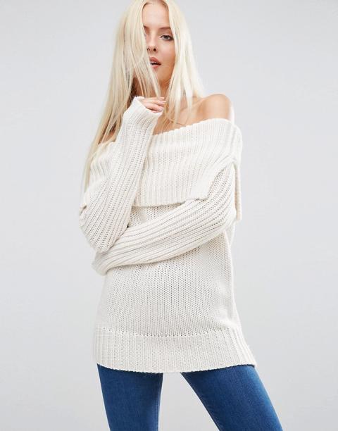 Jersey Con Hombros Descubiertos De Asos