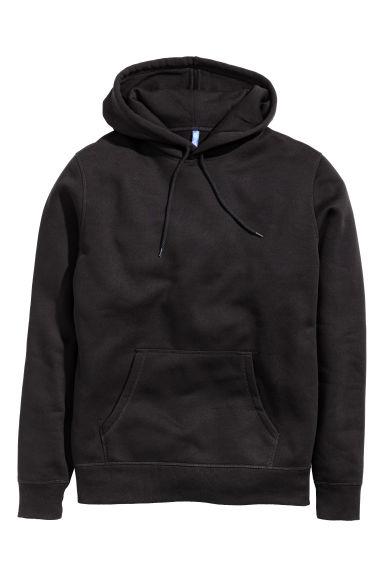 H & M - Sudadera Con Capucha - Negro