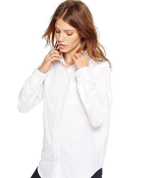 Rl Cotton Boyfriend Shirt