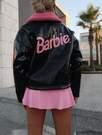 Barbie X Skinnydip Logo Vinyl Boxy Jacket