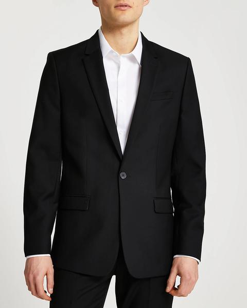 Black Slim Fit Suit Jacket