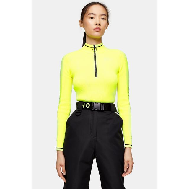topshop neon sweatshirt