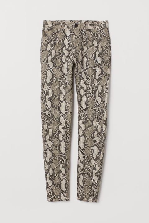 H & M - Pantalón Superelástico - Beis