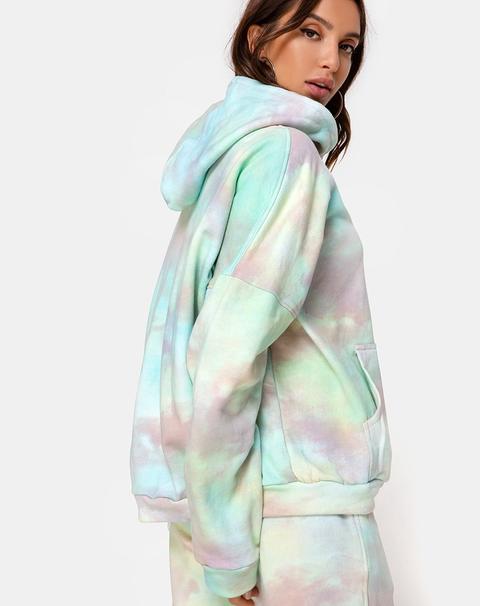 pastel hoodie tie dye