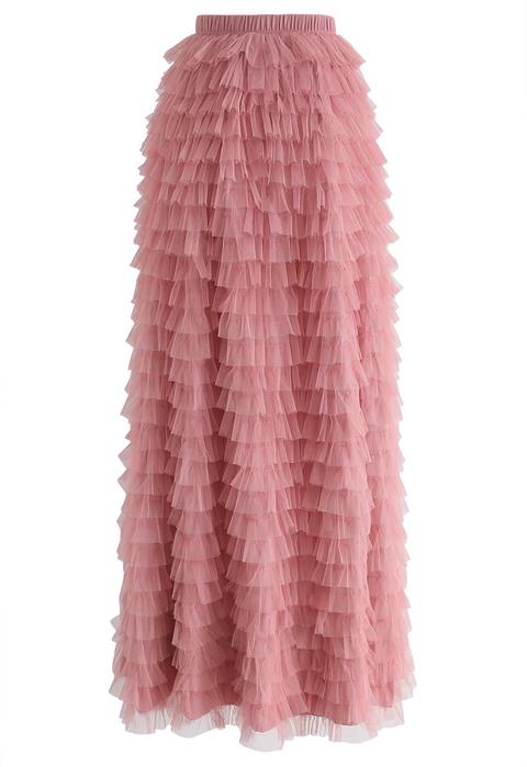 swan cloud maxi skirt