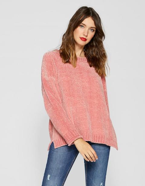 Pullover Ciniglia Rosa Salmone