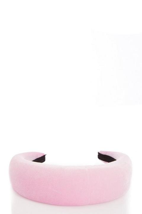 Pink Velvet Chunky Headband