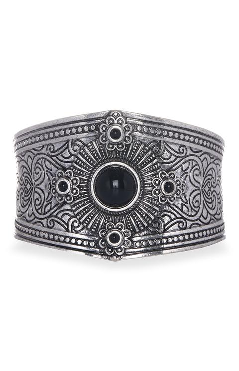 Bracciale Rigido Boho Argento