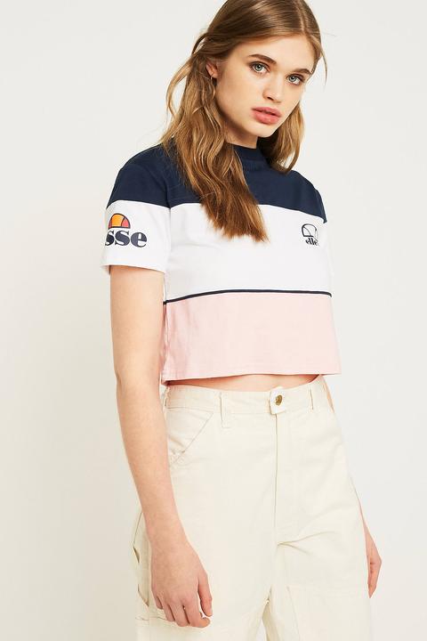 Ellesse Amalfi Crop T-shirt - Womens Uk 10