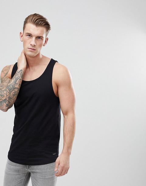 Camiseta Sin Mangas Con Marca De Esprit