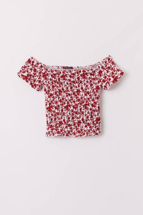 T-shirt Crop Fiori