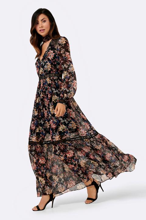 Womens Forever New Floral Maxi Dress