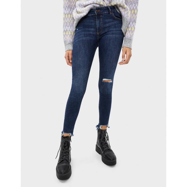 skinny low rise bershka