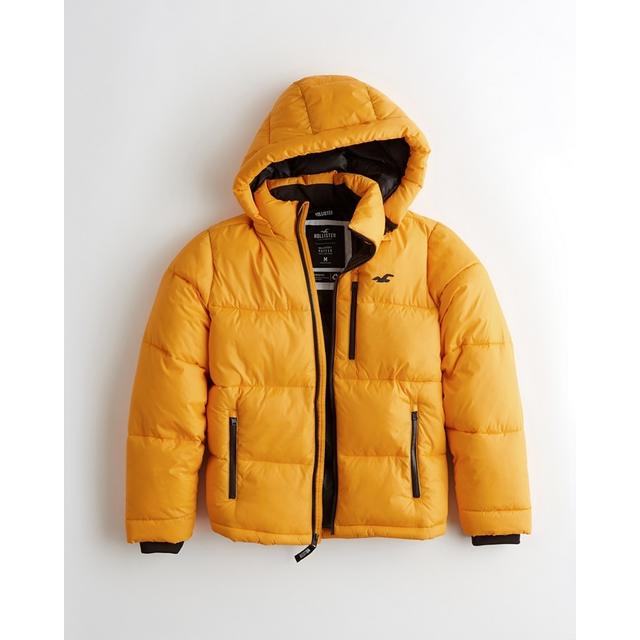 Hooded Puffer Jacket from Hollister on 