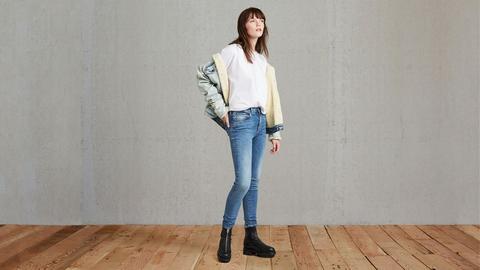 Sliver High Rise Skinny Jeans