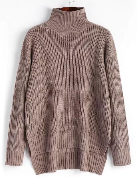 Jersey De Jersey Alto Y Cuello Alto Bajo Jersey