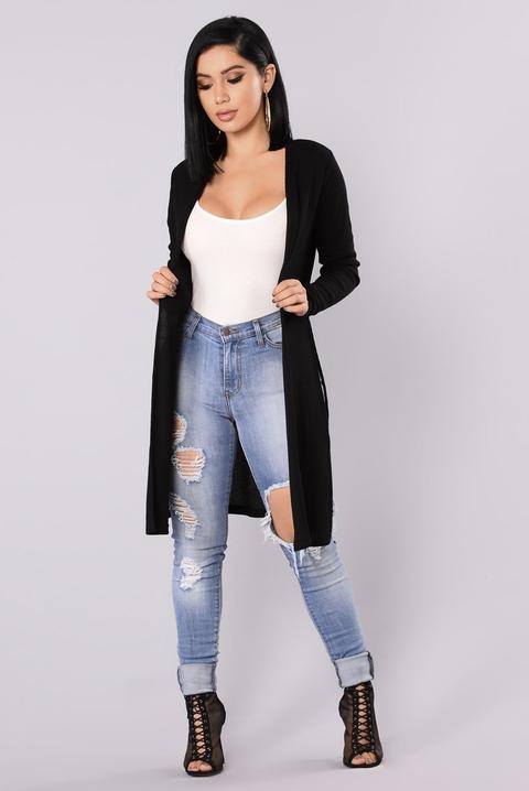 nita ribbed cardigan