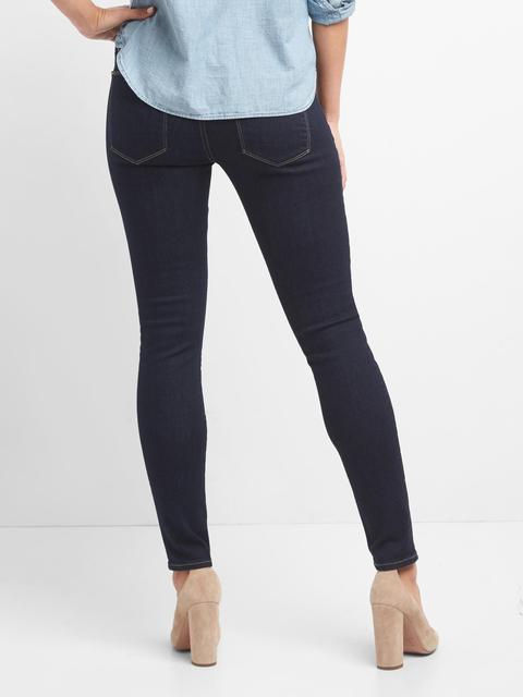 gap mid rise true skinny jeans