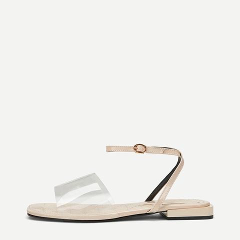 Sandalias Planas Transparentes from SheIn on 21 Buttons