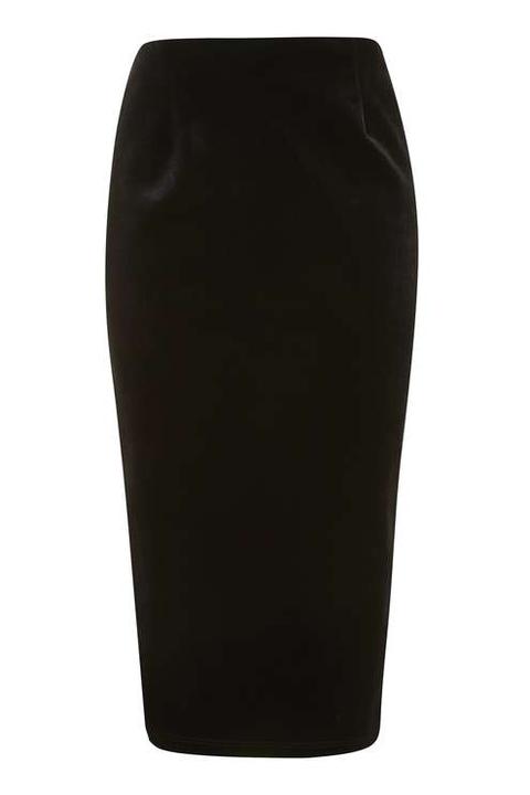 Velvet Pencil Skirt - Sale - Sale & Offers