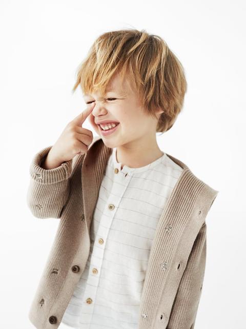 Gilet En Maille Brodé