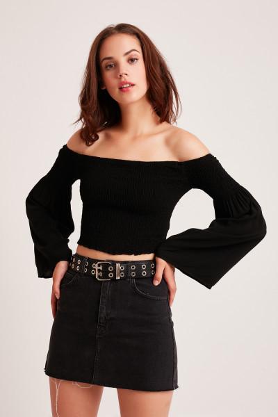 Blusa Maniche Flare