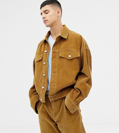 Noak Cord Jacket In Camel