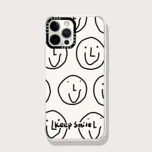 Funda De Móvil Con Estampado De Cara Sonriente