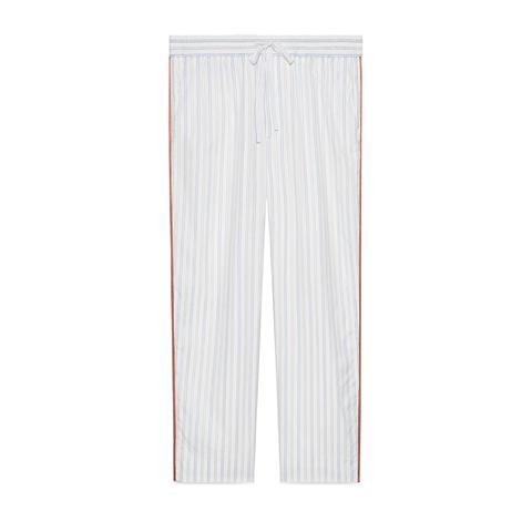 Pantalone Da Jogging In Cotone A Righe