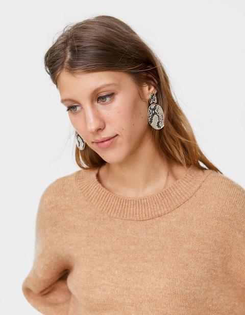 Pendientes Snake Natural