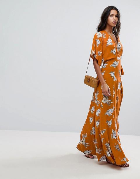 Vestido Largo Con Estampado Floral De Faithfull