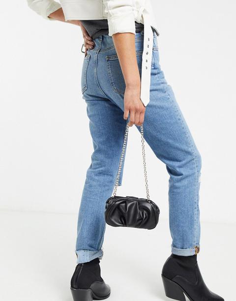 Asos Design Ruched Bag In Black