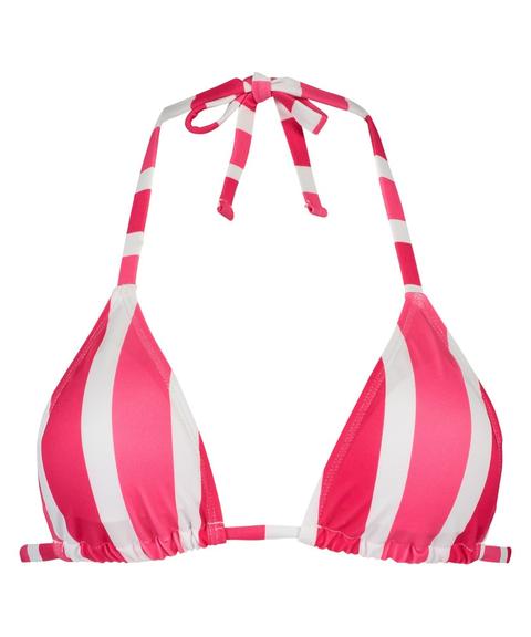 Hunkemöller Top De Bikini Triangular Candy Stripes Rosa from ...