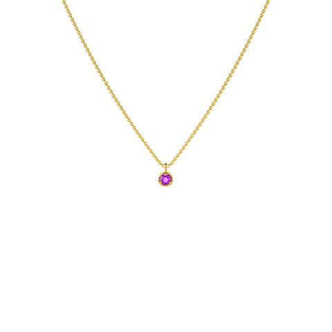 Little Drop Amethyst Necklace - Maria Pascual Jewelry & More