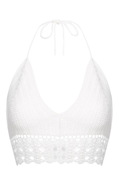 Top De Crochet Blanco