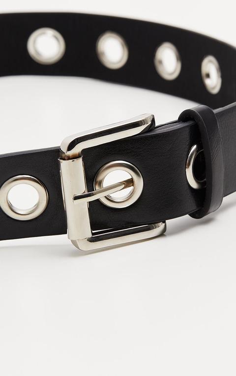 Black Eyelet Belt