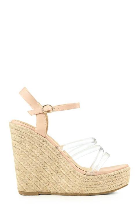 perspex strap wedges