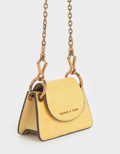 Chunky chain handle mini bag hot sale