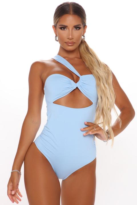 Summer Thrill One Piece Swimsuit - Blue