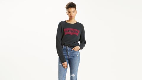 Relaxed Graphic Crewneck Sweatshirt