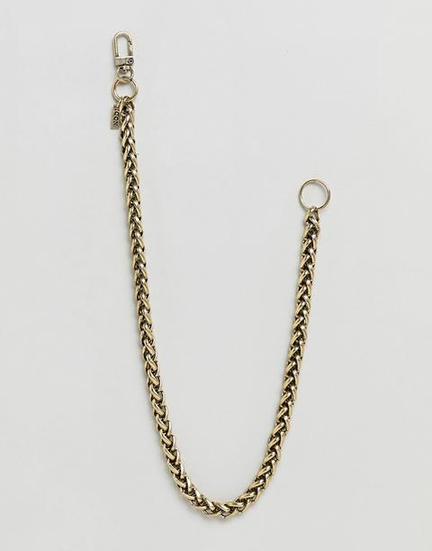 Icon Brand - Catena Da Jeans Oro Brunito - Argento