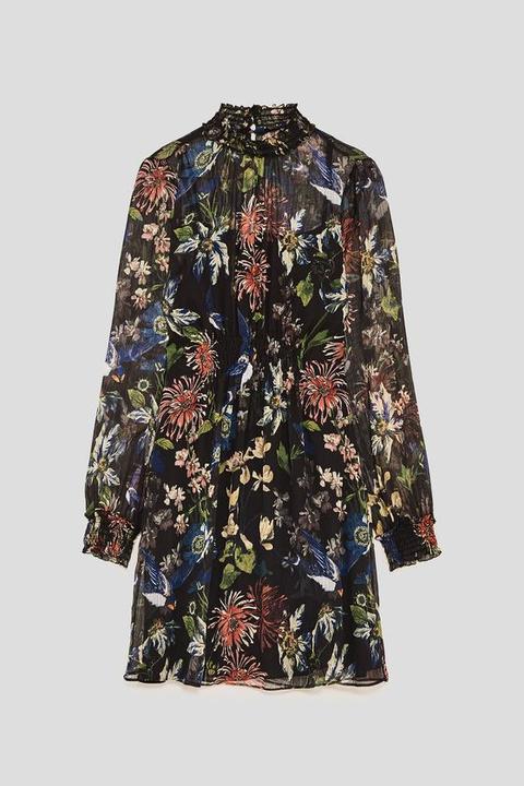 Vestido Estampado Elásticos