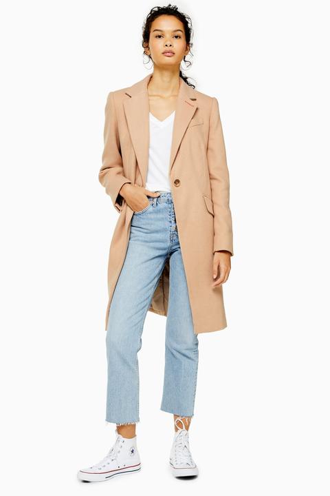 Womens Camel Classic Coat - Camel, Camel