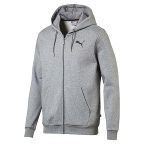 Felpa In Pile Con Cappuccio E Zip Essentials Uomo | Medium Gray Heather-cat | Nuovi Arrivi Puma | Puma Itala