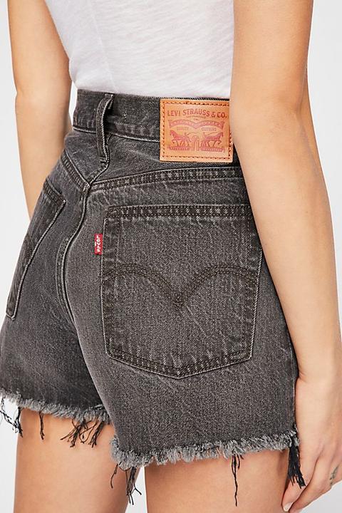 levi's wedgie high rise shorts