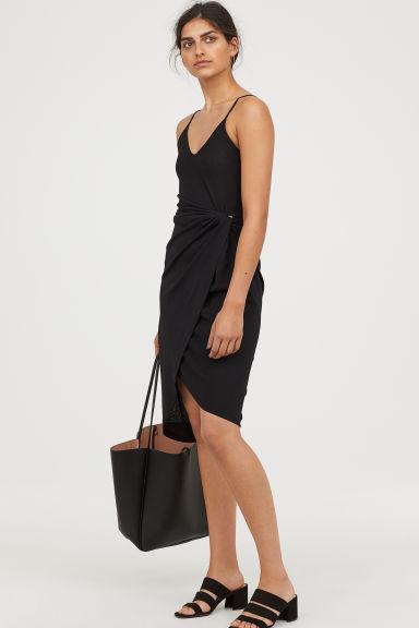 Draped Wrap Dress