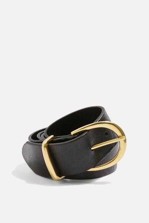 Womens Buckle Belt - Black, Black