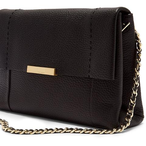 clarria leather cross body bag