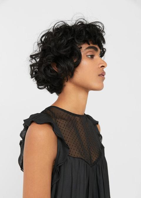 Blusa Plumeti Volant